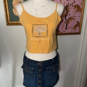 Yellow Biloxi Beach Women's Top